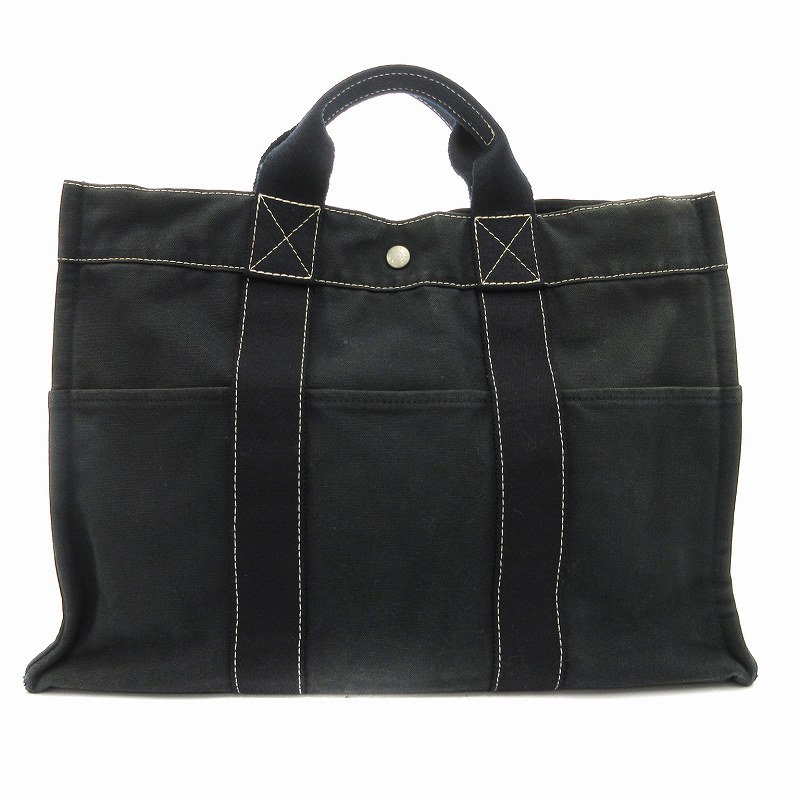 ドーヴィルMMトートバッグ/HERMES HERMES エルメス ドーヴィルMM バッグ キャンバス レッドの買取