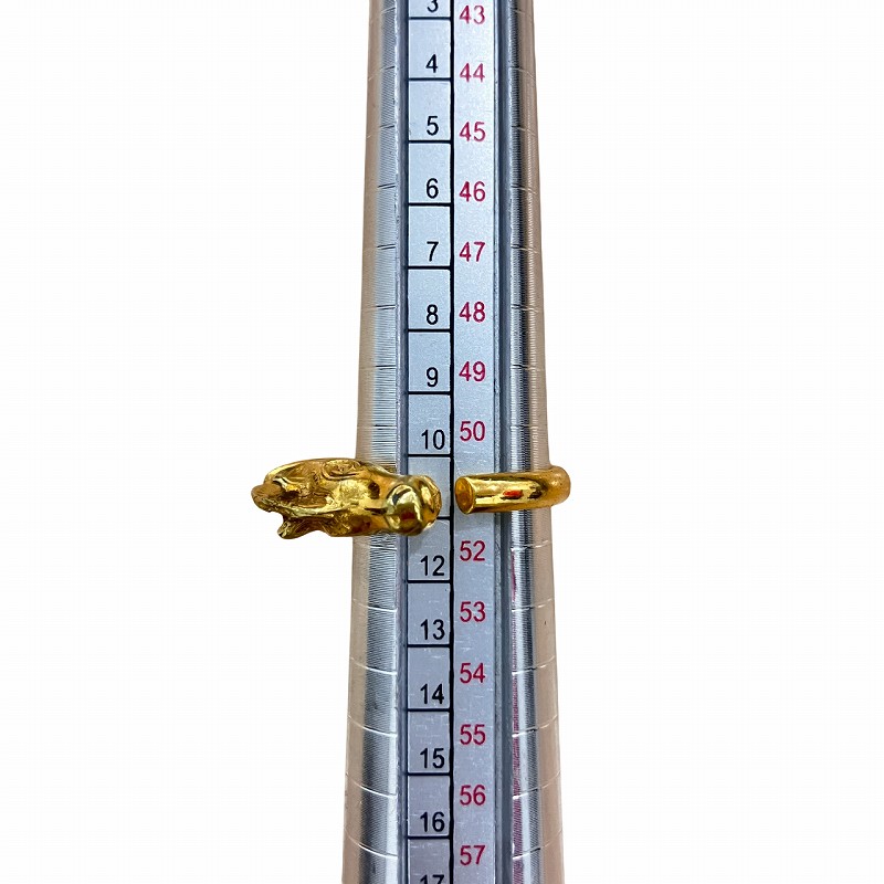 【格安】エルメス リング GP製 シュバル ホースモチーフ ヴィンテージ 訳あり・格安】エルメス リング GP製 シュバル ホースモチーフ