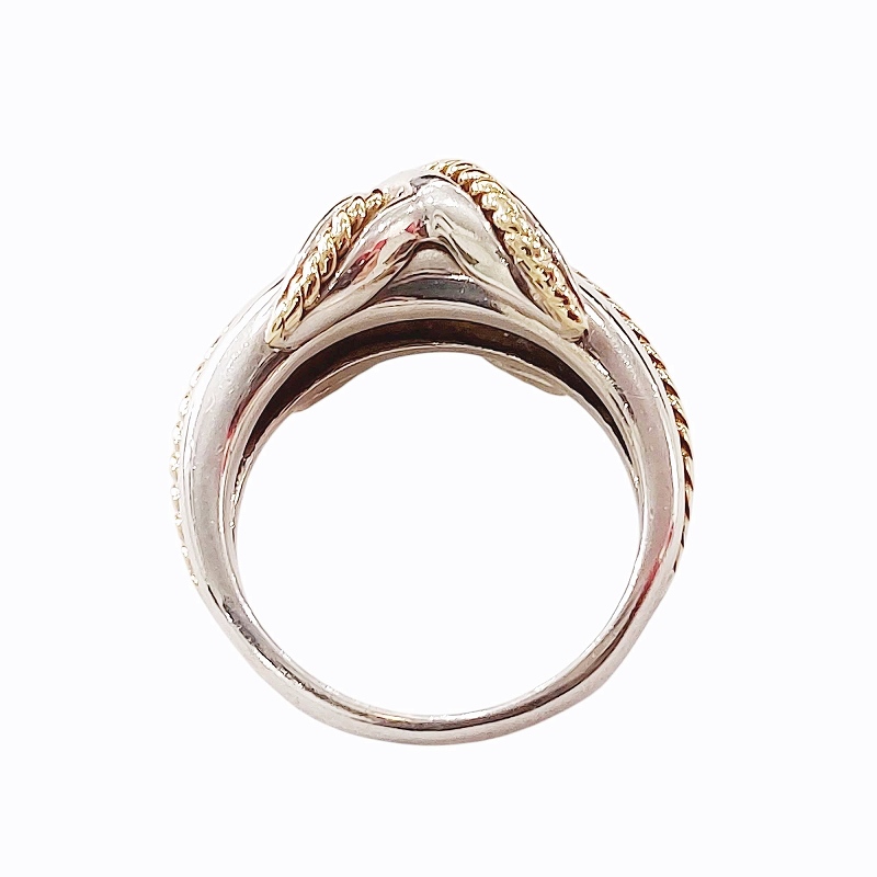 希少　TIFFANY&Co ティファニー 12号　 シグネチャー　コンビ リング 希少 TIFFANY&Co ティファニー 12号 シグネチャー コンビ リング