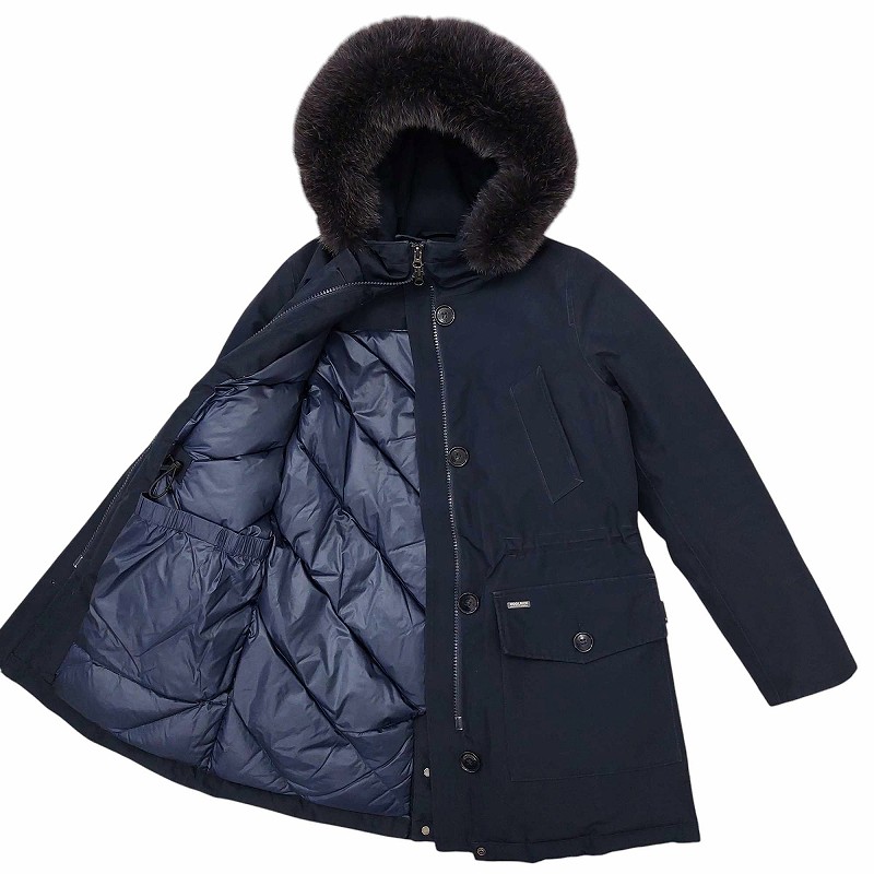 Woolrich アークティックパーカ　ダウン　ネイビー WOOLRICH アークティックパーカー ダウンジャケット S WOOLRICH ウール