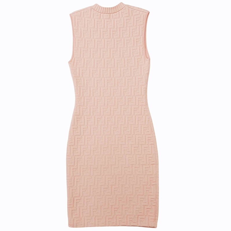 Fendi ノースリーブ ワンピース 膝丈 42 フェンディ FENDI 膝丈