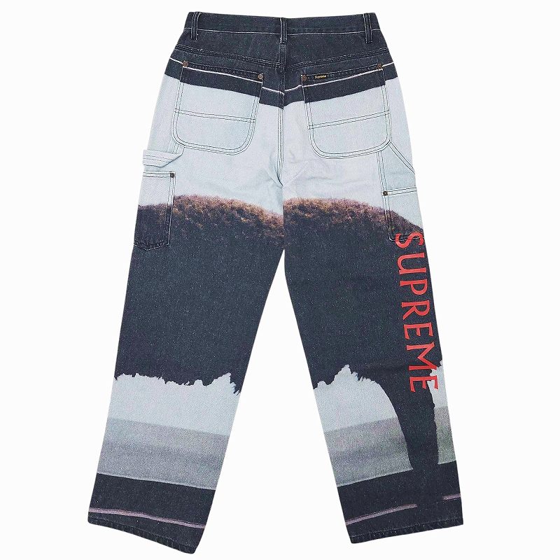 SUPREME デニム！ Supreme シュプリーム ストレート セルビッジ デニム パンツ