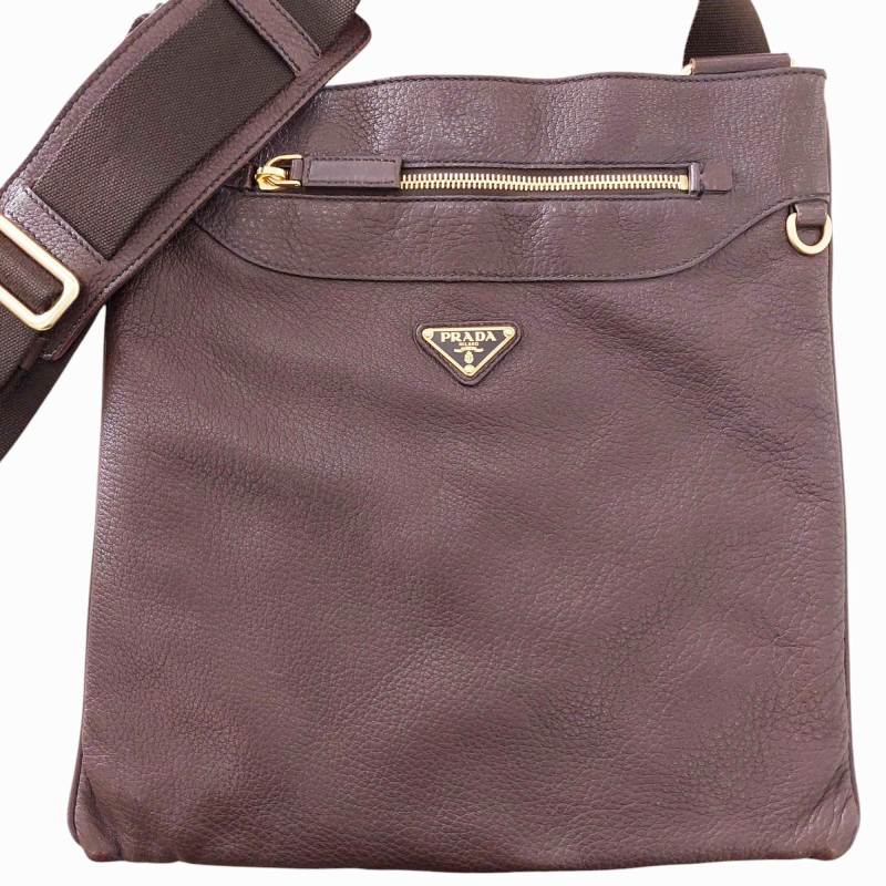 プラダ PRADA ヴィッテロ ショルダーバッグ サコッシュ スクエア 三角  