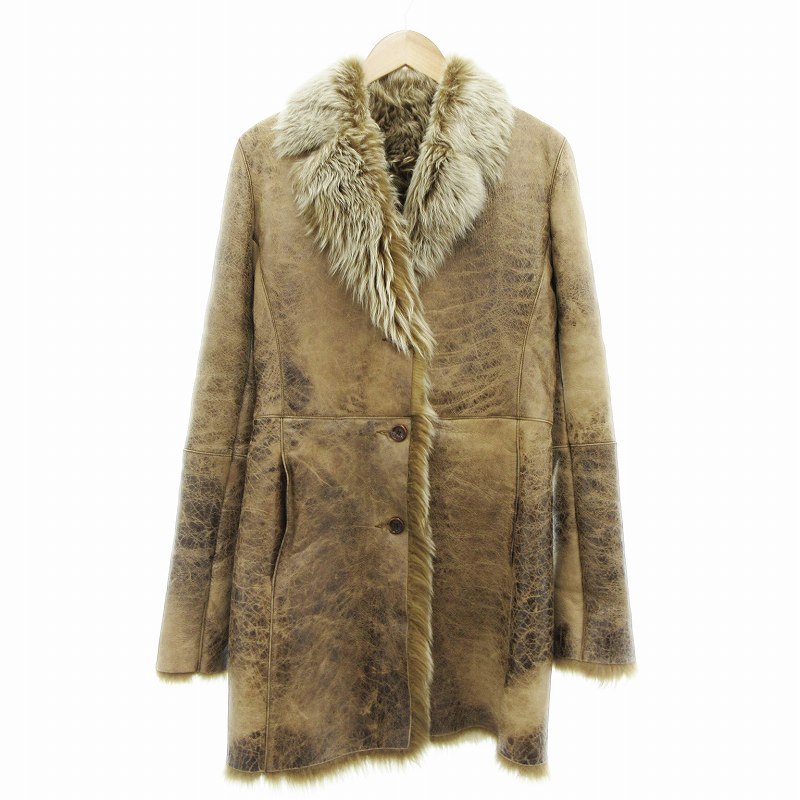美品 VENTCOUVERT ヴァンクヴェール レザーコート サイズ4 VENTCOUVERT 