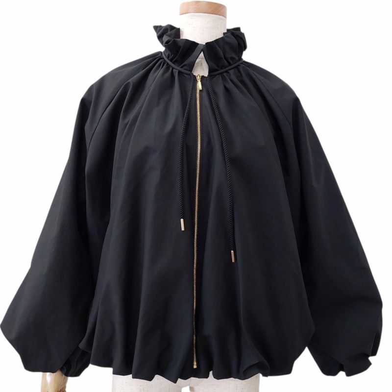 ソブ sov. ダブスタ 24SS タイプライター ギャザーブルゾン バルーン