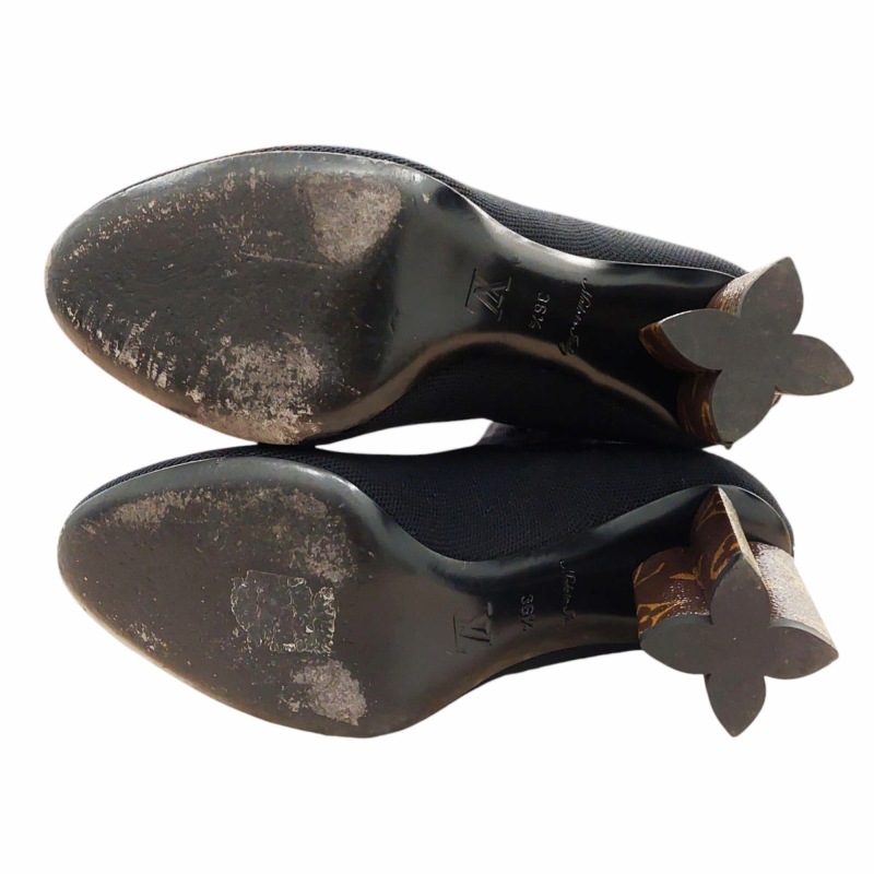 ルイヴィトン シルエットライン アンクルニットショートブーツ