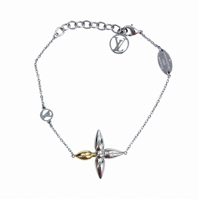 値下げ【希少/超美品】ルイヴィトン　ブレスレット　ブラスレ ルイゼット　シルバー LOUIS VUITTON ルイヴィトン ブラスレ ロックイット