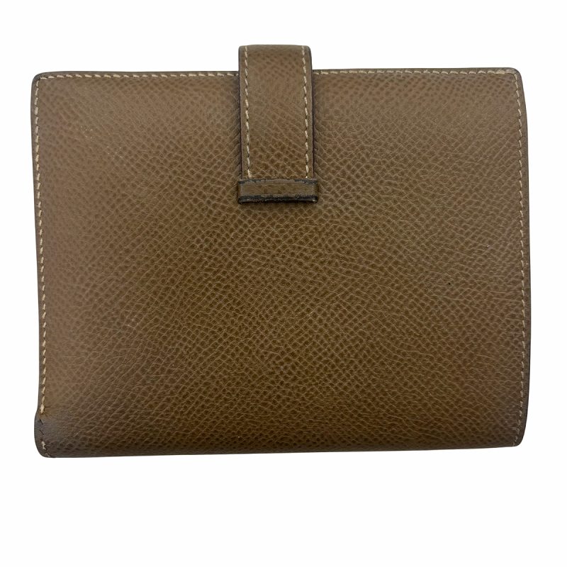 エルメス HERMES ヴォーエプソン ベアンコンパクト 二つ折り財布
