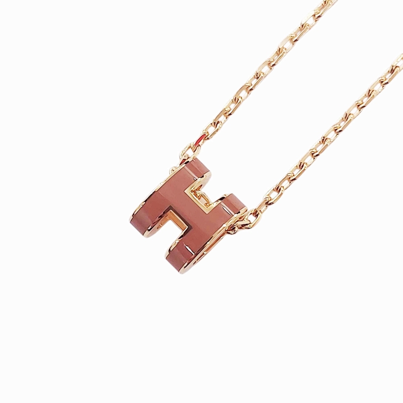 未使用品 エルメス HERMES Mini Pop H ポップアッシュ ミニ ネックレス 