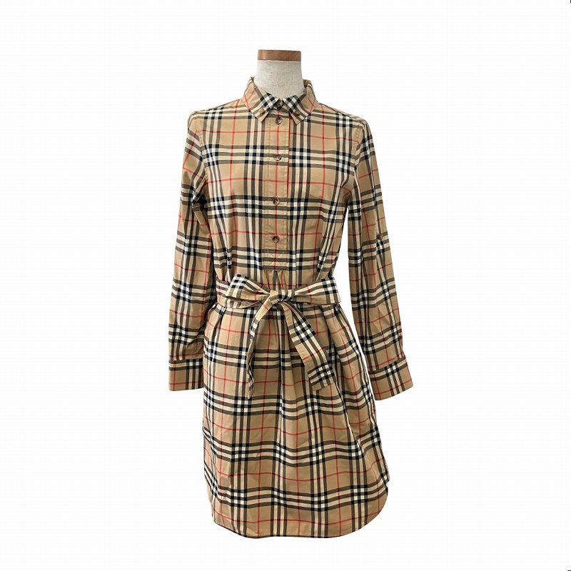 バーバリー BURBERRY 美品 22AW ノバチェック ワンピース