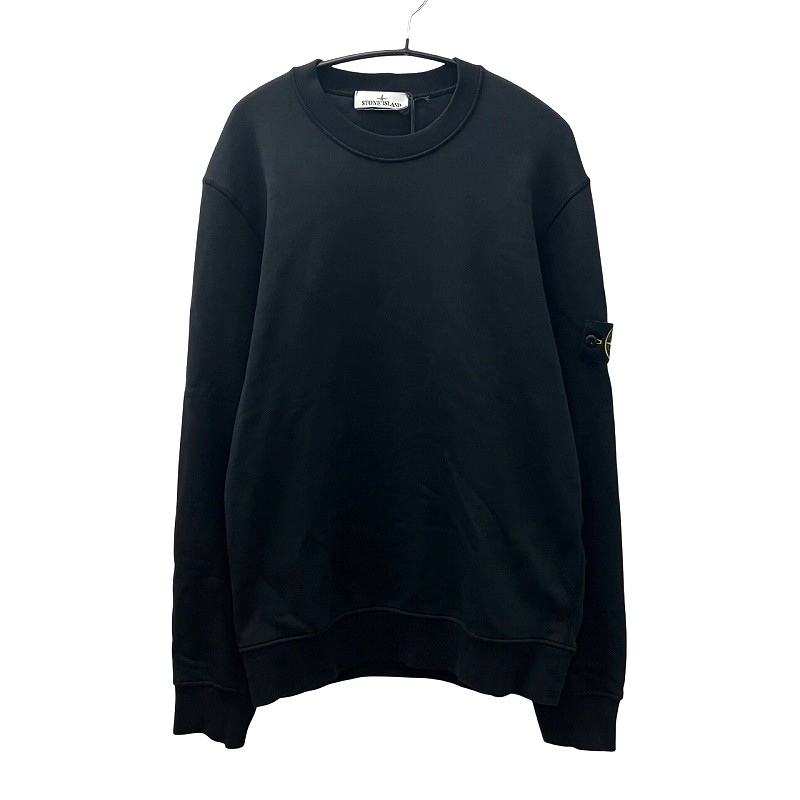 【美品❗️】stone  スウェットトレーナー　ブラック　L 美品❗️】stone スウェットトレーナー ブラック L タグ付き
