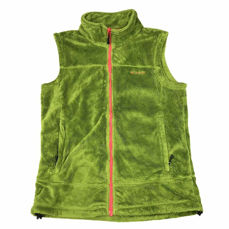 Columbia フリースベスト 緑 Columbia フリース ベスト Lサイズ