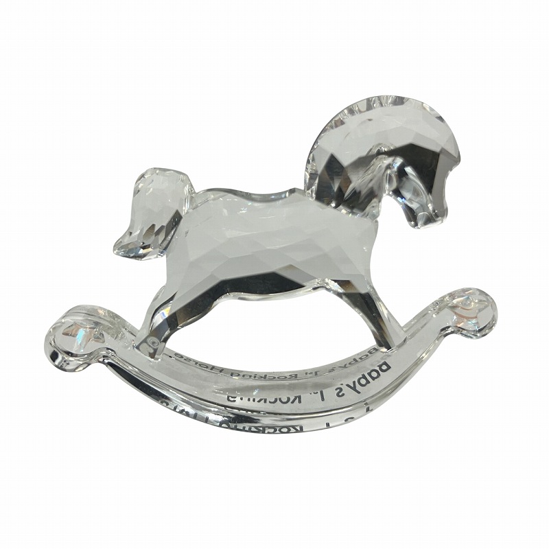 スワロフスキー SWAROVSKI 極美品 ベビー ファーストロッキングホース