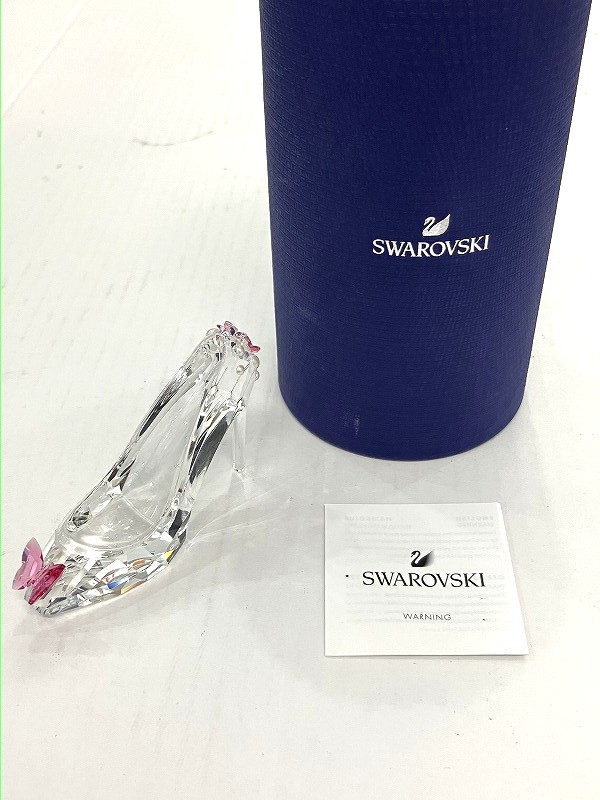 SWAROVSKI - スワロフスキー SWAROVSKI 極美品 ハイヒール チョウ クリスタル スワロフスキー SWAROVSKI 極美品 ハイヒールとチョウ 蝶