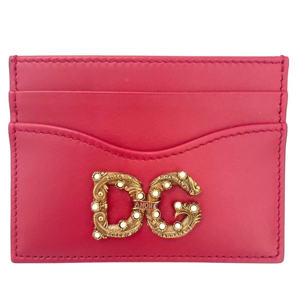 【新品・未使用品】ドルガバ カードケース／名刺入れ ドルチェ&ガッバーナ ドルガバ DOLCE&GABBANA 美品 カードケース