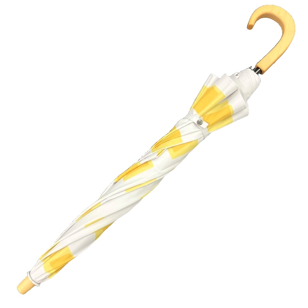 サンバリア 日傘 キューブ イエロー サンバリア100 3段折／キューブ