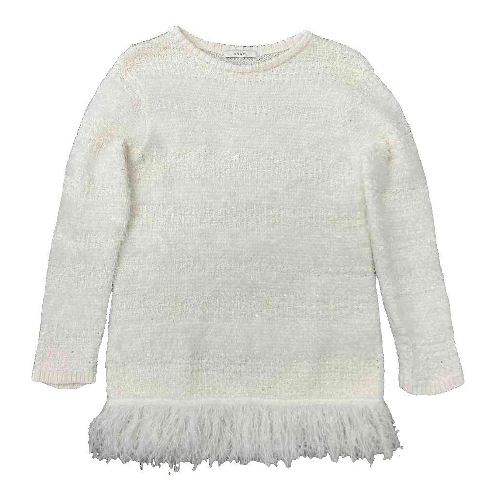 アナイ ANAYI 23SS 美品 スパンコールフリンジプルオーバー アナイ ANAYI 23SS 美品 スパンコールフリンジプルオーバー