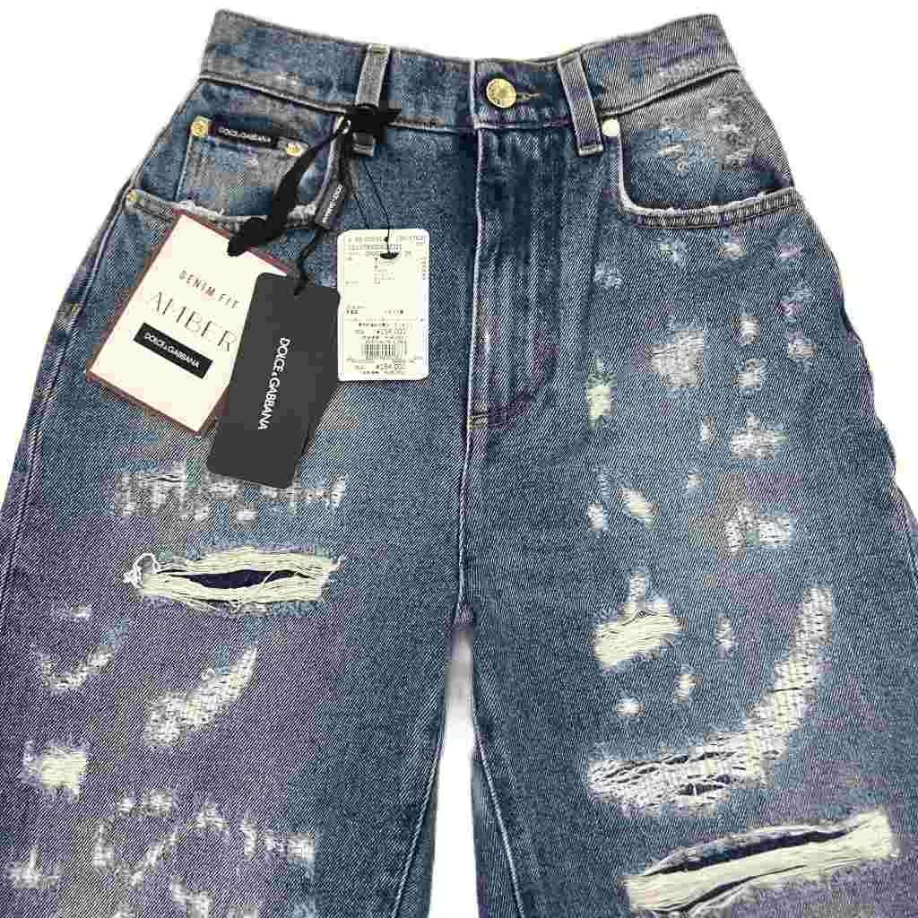 ドルチェ&ガッバーナ ドルガバ DOLCE&GABBANA タグ付き デニムパンツ