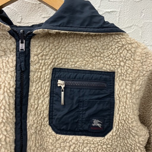 バーバリー ロンドン BURBERRY LONDON リバーシブル ボア