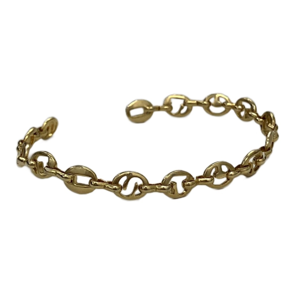 sacaiブレスレット ゴールド シルバー サカイ sacai オープンカフ ロゴ モチーフ ブレスレット メタル