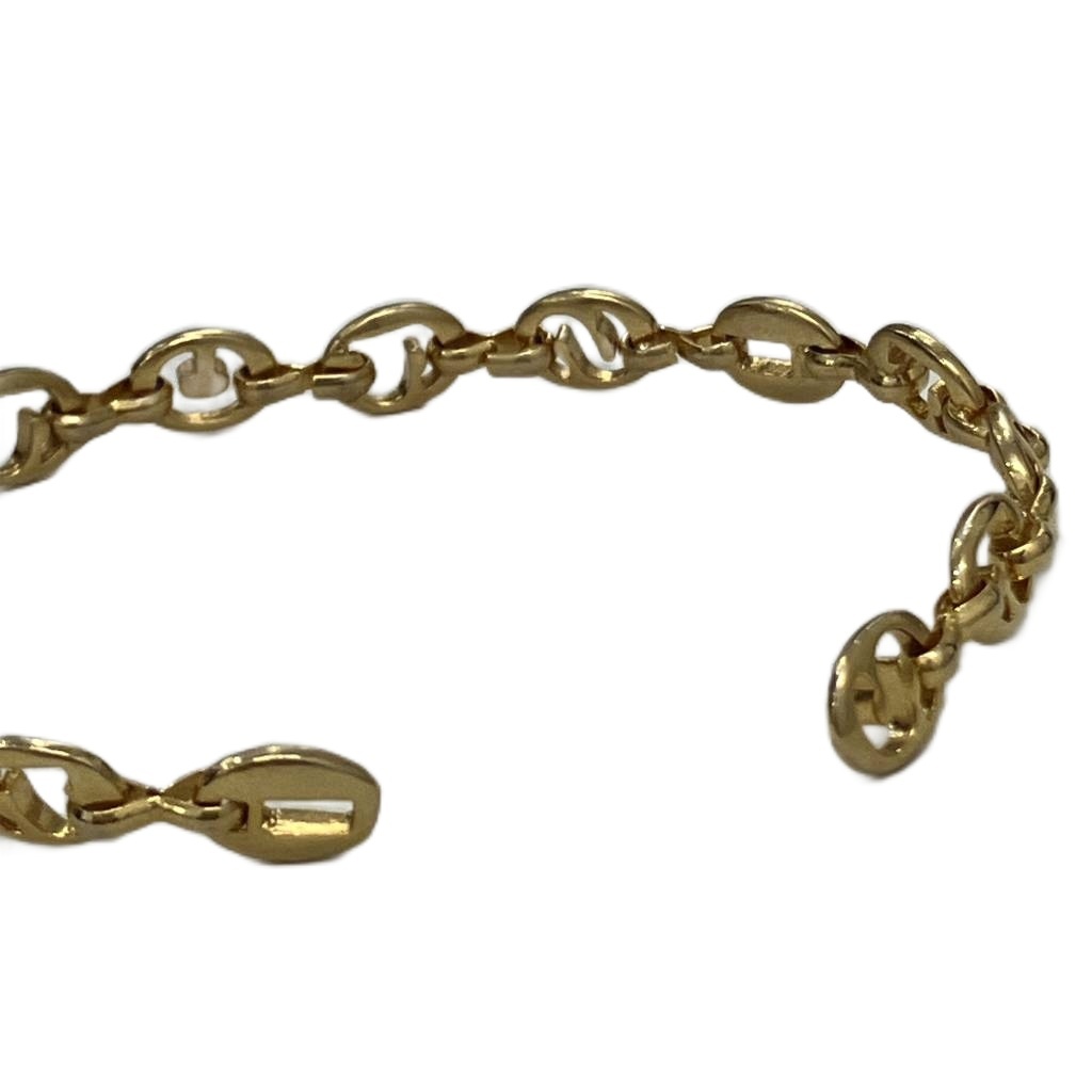 sacai ブレスレット　ゴールド　22-0507S ホリデー Sacai サカイ 22-0507S Logo Anchor Chain Bracelet Gold ロゴ