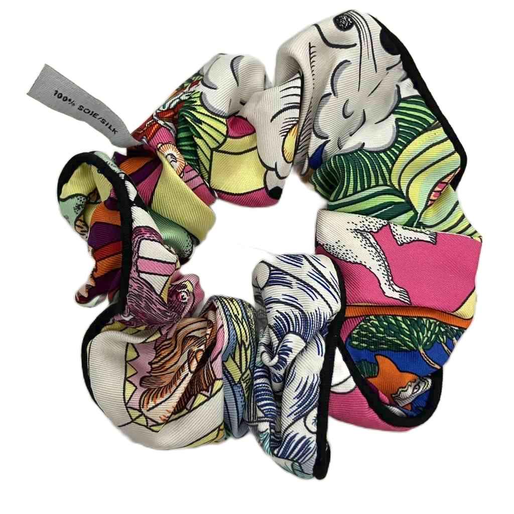 HERMES エルメス クラウディア シュシュ シルク100% HERMES（エルメス） シュシュ クラウディア CHOUCHOU CLAUDIA 241028G