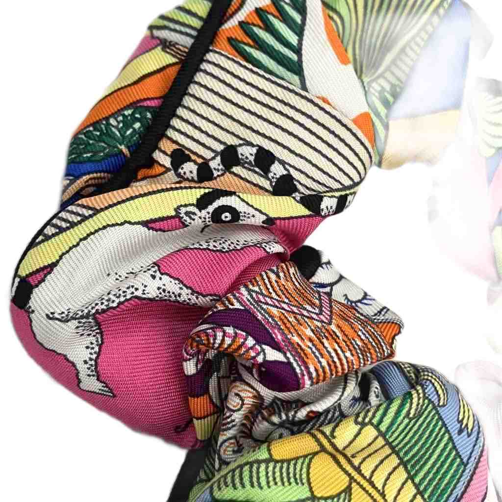 エルメス HERMES 美品 CHOCHO CLAUDIA シュシュ クラウディア アニマ