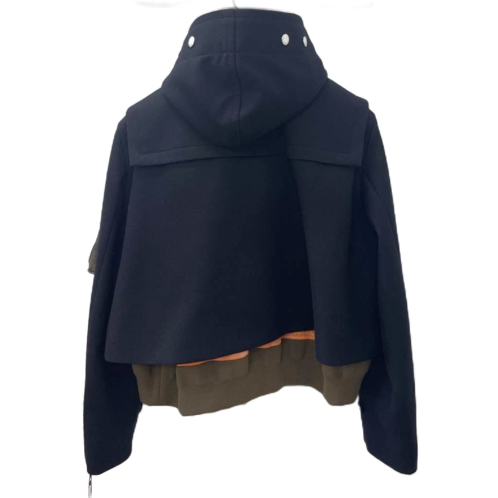 未使用品 サカイ sacai タグ付き 25AW Wool Melton Blouson メルトン