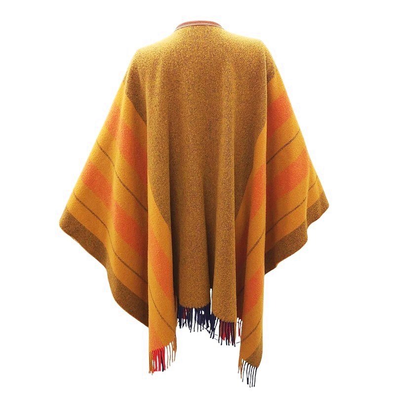 Online ファッション エルメス カシミアコート ケープ付