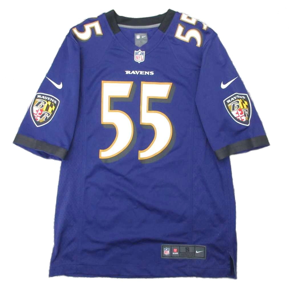 ナイキ NIKE NFL RAVENS #55 SUGGS ゲームシャツ ユニフォーム