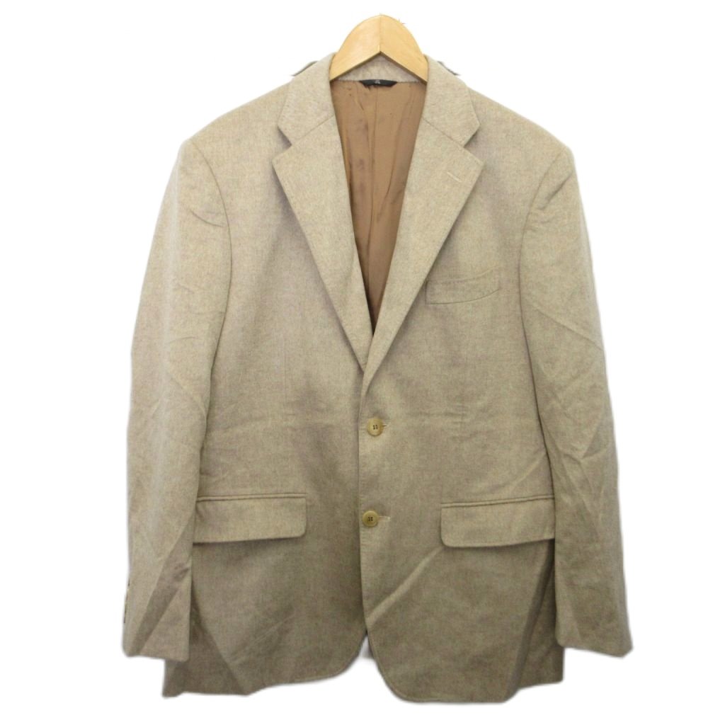ランバン LANVIN テーラードジャケット ブレザー シングル 2B カシミヤ 