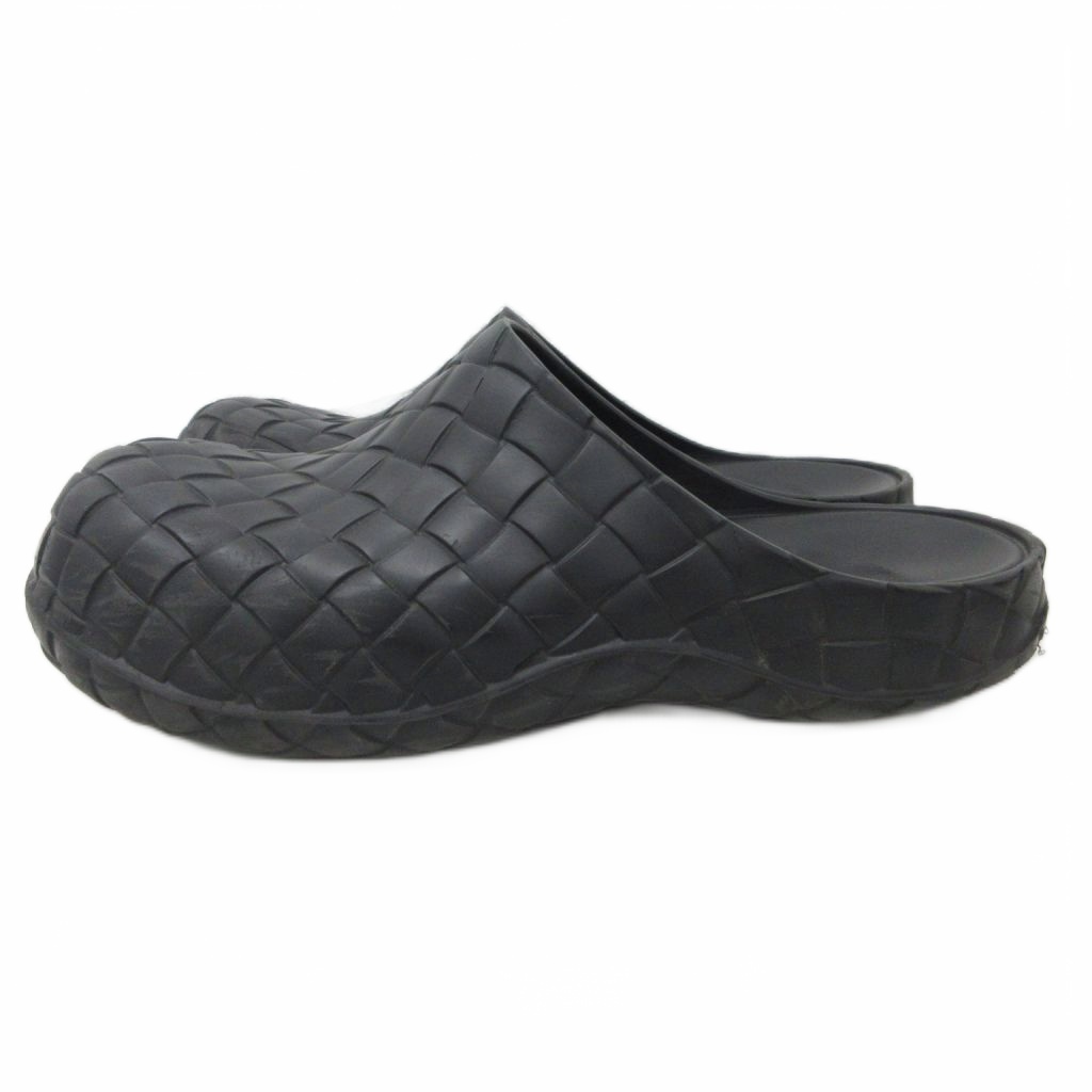 BOTTEGA VENETA ボッテガヴェネタ クロッグ サンダル ブラック ボッテガヴェネタ BOTTEGA VENETA イントレチャート ビービークロッグ