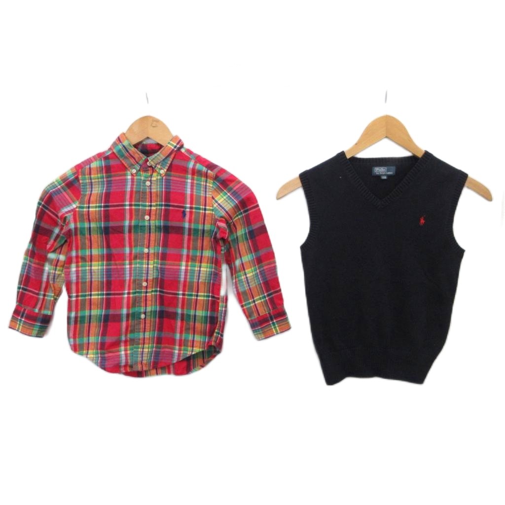 ラルフローレン RALPH LAUREN 2点セット ボタンダウンシャツ BDシャツ 
