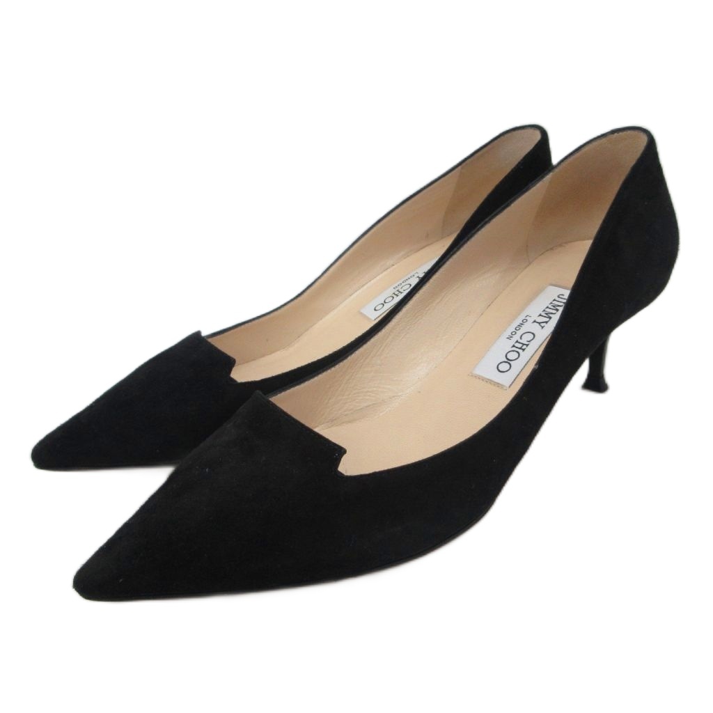 ジミーチュウ JIMMY CHOO 美品 パンプス ポインテッドトゥ ピンヒール