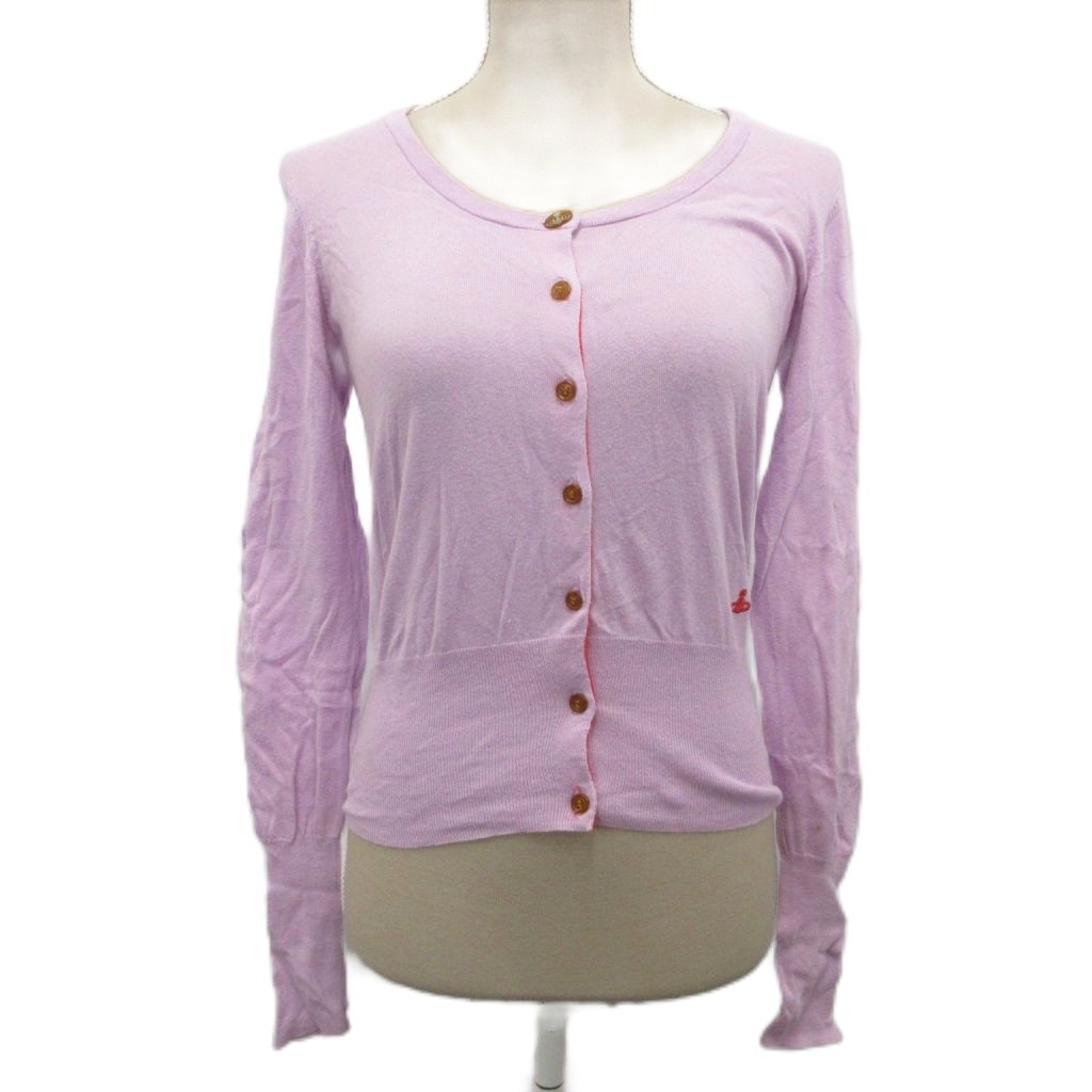 Vivienne Westwood RED LABEL カーディガン パープル ヴィヴィアンウエストウッドレッドレーベル Vivienne Westwood RED