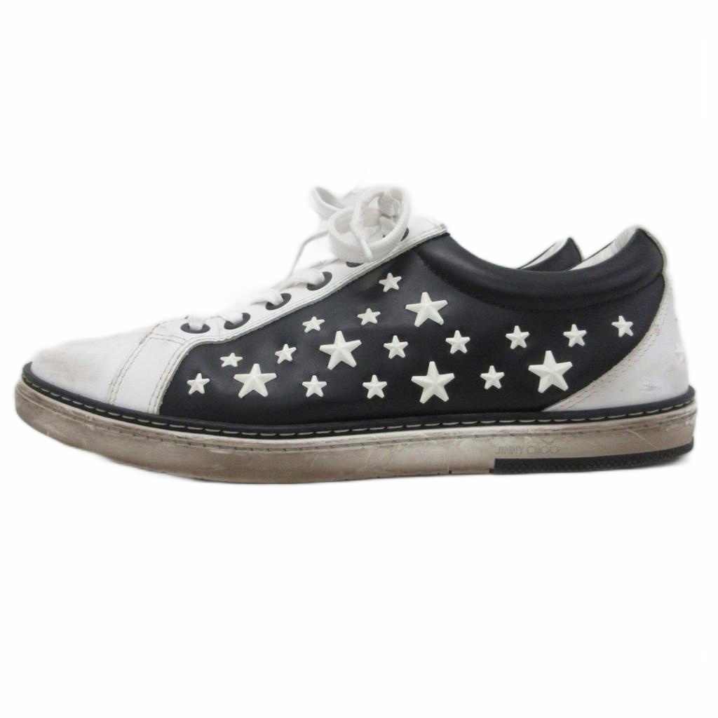 ジミーチュウ JIMMY CHOO スタースタッズ レザースニーカー ローカット 