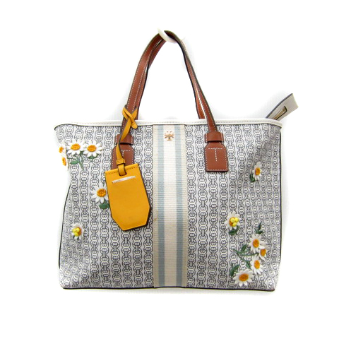 ★美品★ トリーバーチ TORY BURCH PVC トートバッグ 花柄 トリーバーチ TORY BURCH トートバッグ PVC(塩化ビニール