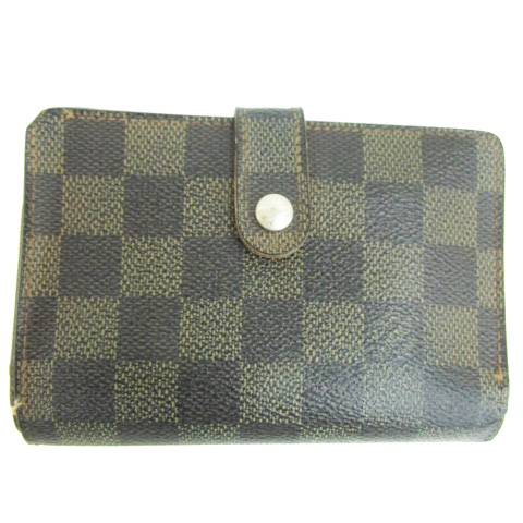 ルイヴィトン ダミエ ポルトモネ ビエ ヴィエノワ がま口 二つ折り