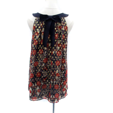 トリーバーチ TORY BURCH ブラウス カットソー ノースリーブ 花柄 総柄 