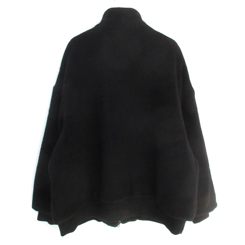 ゴールド gold BOUCLE WOOL KNIT ZIP JACKET ブークレ ウール ニット 