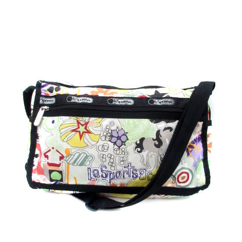 レスポートサック LesportSAC ショルダーバッグ 斜め掛け 総柄 マルチ 