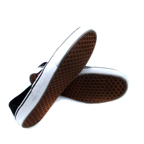 VANS slipon スリッポン ブラック US正規 新品 赤箱 28cm VANS バンズ US企画 スリッポン 黒黒 ブラック/ブラック Slipon