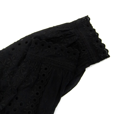 エスカーダ ESCADA ワンピース ひざ丈 七分袖 ラウンドネック レース  