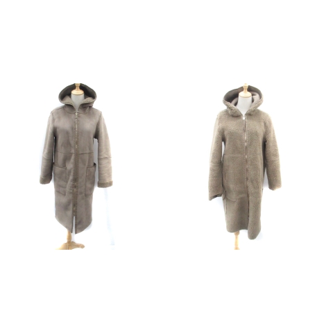 ザラ ベーシック ZARA BASIC フェイクムートンコート ボアコート  