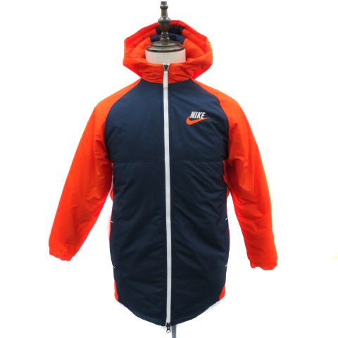 SNIKE SWOOSH フード付き中綿ナイロンジャケット XL 古着通販00's