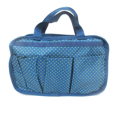 LESPORTSAC レスポートサック ドット柄 水玉 リュック 紺×白 美品】レスポートサック リュック バックパック 水玉 ドット