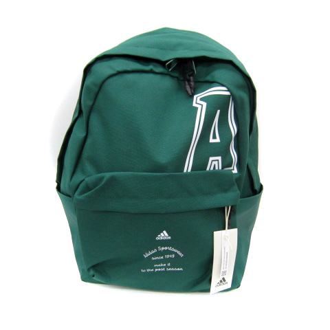 adidas アディダス　リュック　緑　グリーン　新品　イニシャル　匿名発送 adidas（リュック⁄バックパック ・ グリーン・カーキ⁄緑色系）のフリマ