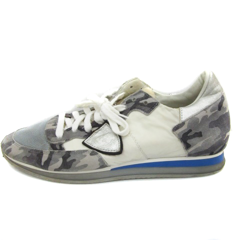 フィリップモデル PHILIPPE MODEL スニーカー ローカット カモフラ柄 