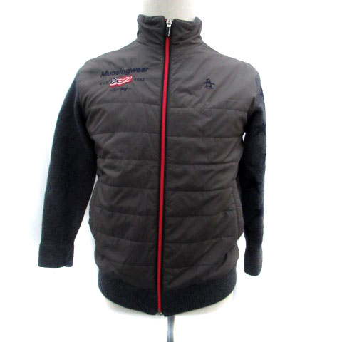 MUNSINGWEAR マンシングウェア ゴルフ 中綿 ジャケット 黒 L 中古