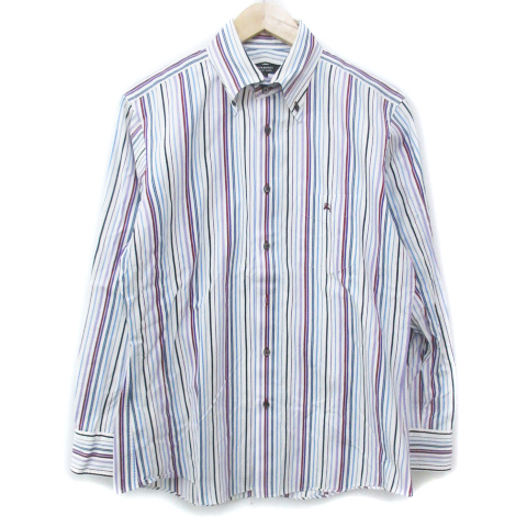 BURBERRY ストライプ長袖シャツ 92cm 楽天市場】90s USA製 □ バーバリー ストライプ 長袖 シャツ ( メンズ